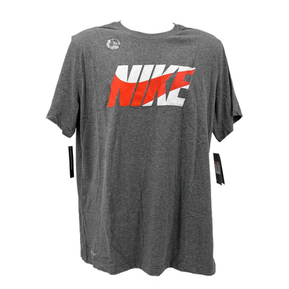 Nike Gray Short Sleeve T-Shirt | Size L